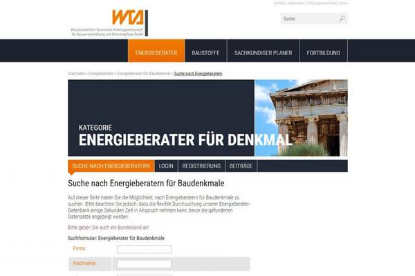 Energieberater für Baudenkmale